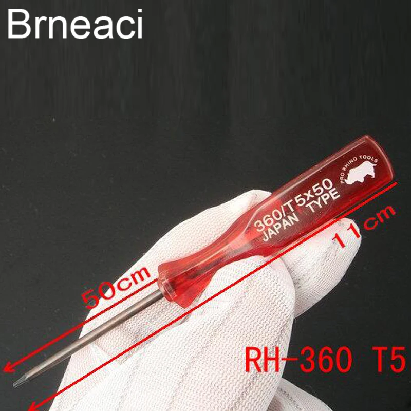 Brneaci T5 Магнитная Высокоуглеродистая сталь Сливовая отвертка инструмент для