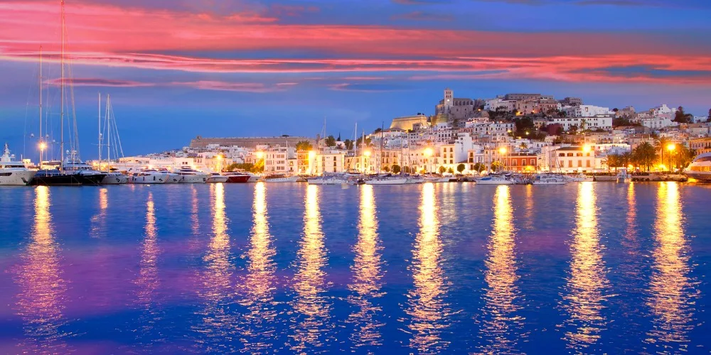 Пользовательские 70x140 см Полотенце Испания Находится Остров Eivissa Ibiza Стиле
