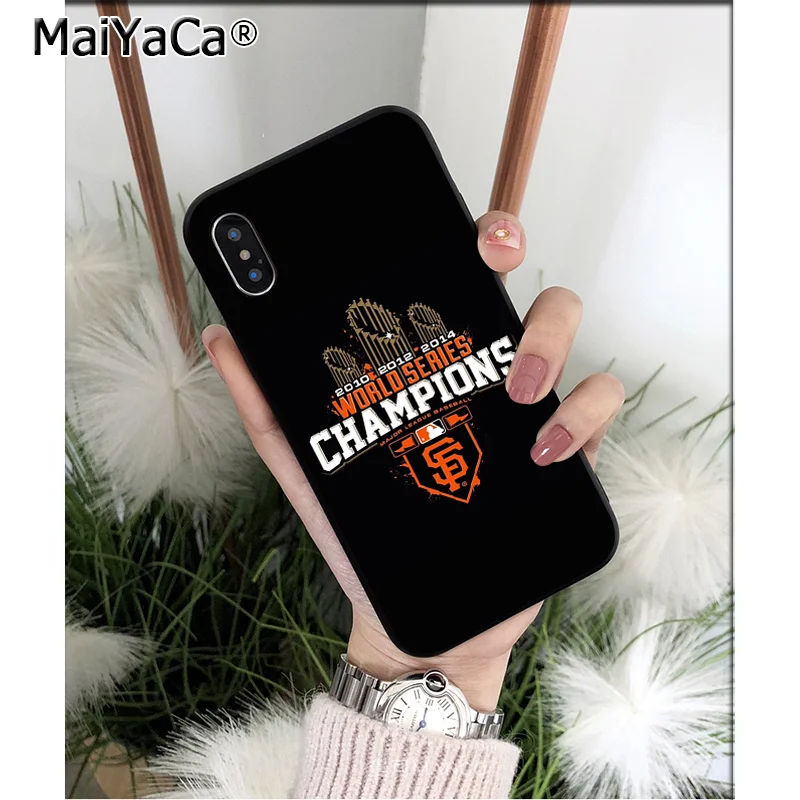 MaiYaCa San Francisco Giants высококачественный чехол для телефона iPhone X XS MAX 6 6s 7 7plus 8 8Plus 5 5S SE