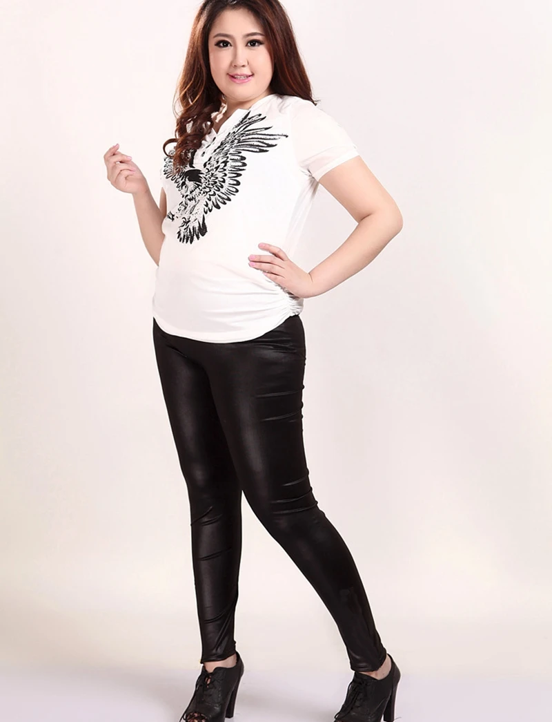 Женские леггинсы из искусственной кожи женские облегающие брюки карандаш