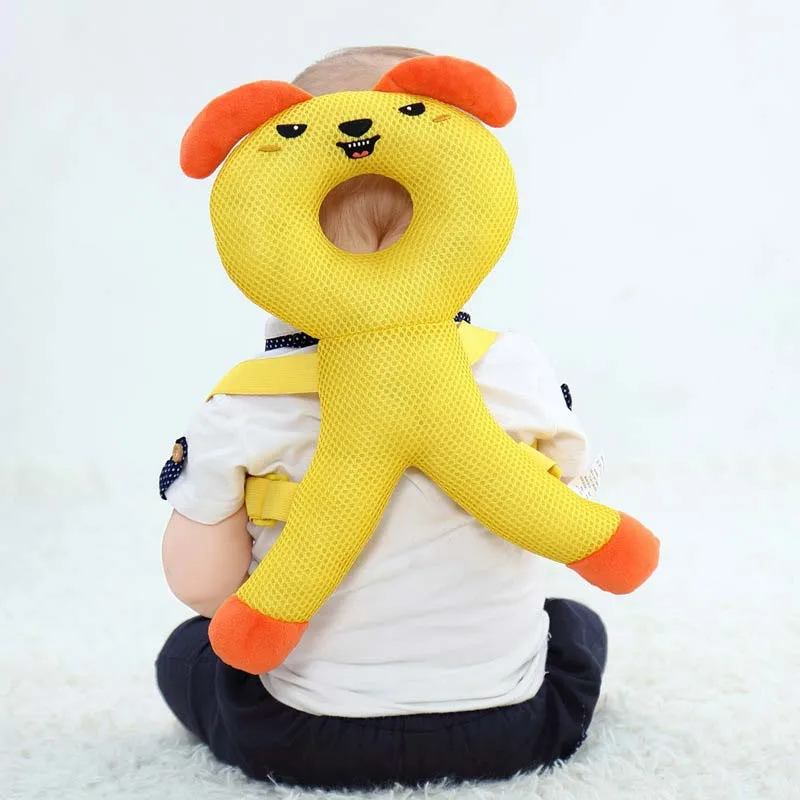 yellow 36x20 см детская подушка для защиты головы подголовник для малышей подушка для шеи милые крылья для кормления защита от падения - Цвет: yellow
