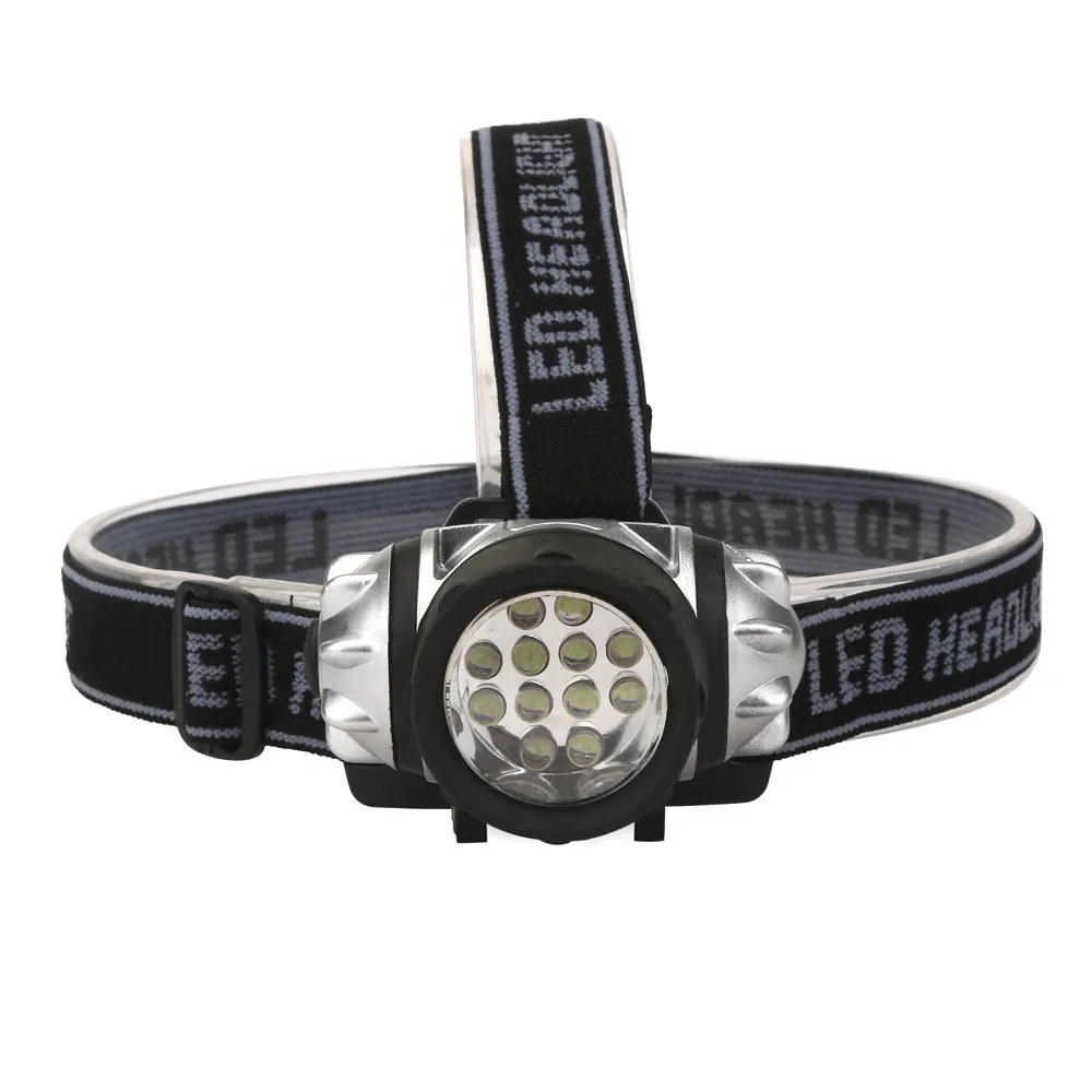 Высокое качество 12LED/21LED налобный фонарь Головной | Лампы и освещение