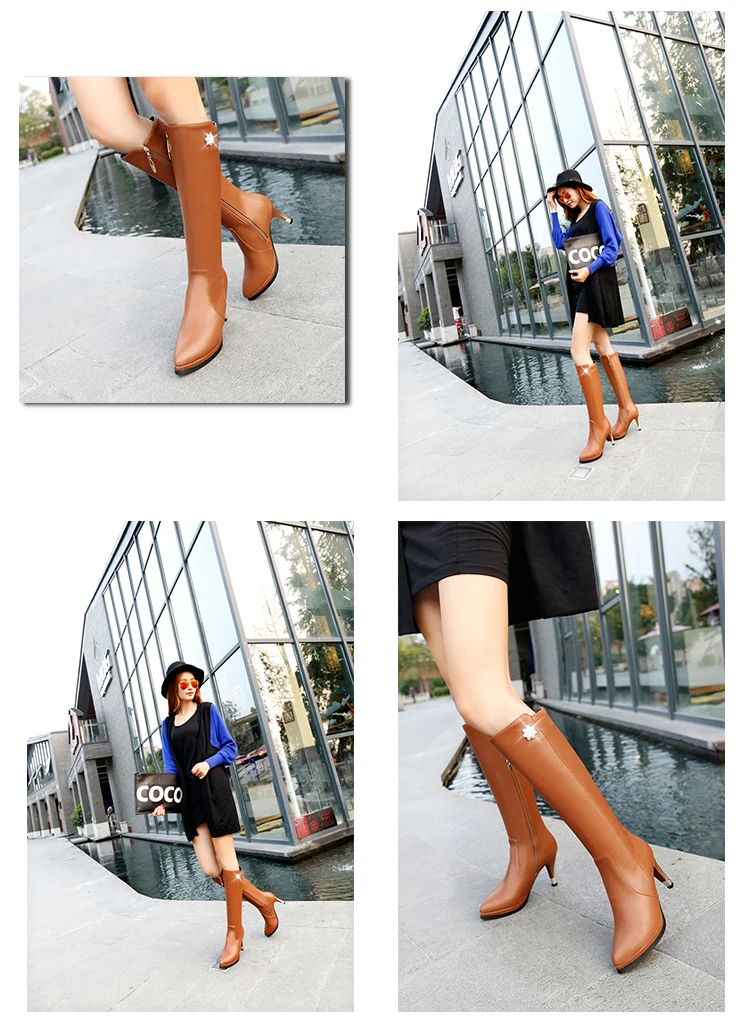 Зимние ботинки; botas mujer; женские ботинки; модные мотоциклетные ботинки Martin; Outono Inverno Botas De Couro Femininas; Hq289