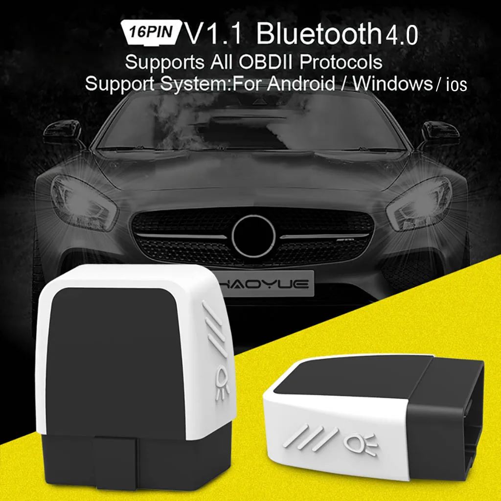 V08 V1.1verson OBD2 PICI8F25K80 чип 16pin Описание ELM327 superBluetooth 4 0 со светодиодной подсветкой obd2