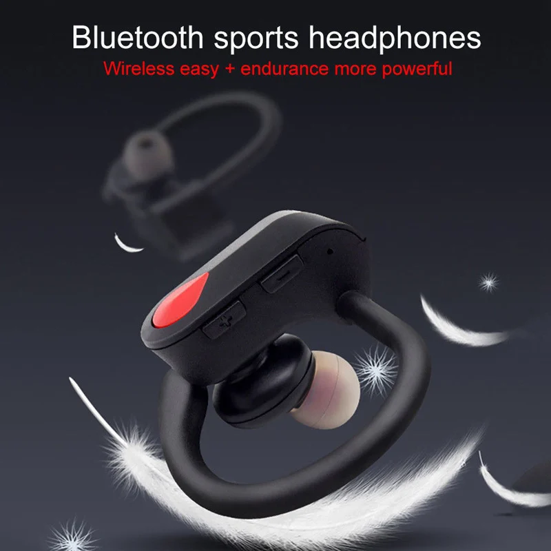 Шумоподавление оптимизированный дисплей питания Спортивные Bluetooth наушники для