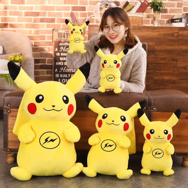 1pc 30-50cm Pikachu Plush Toys Cute Stuffed Soft Animal Dolls Children Cartoon Movie Tv Kids Christmas Gift | Игрушки и хобби
