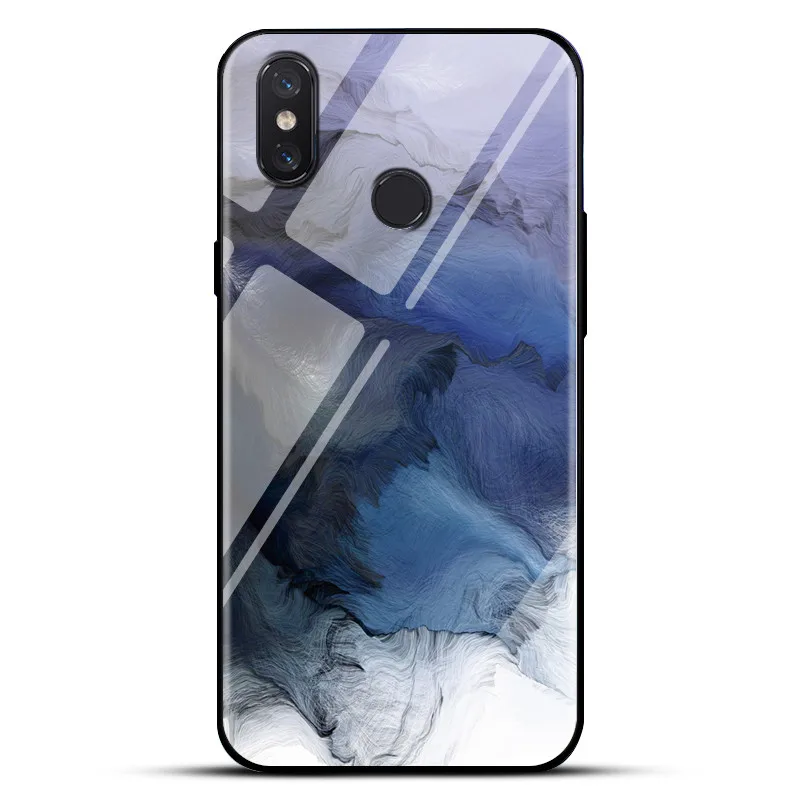 Tempered Glass Phone Cases For Xiaomi Redmi 5 Plus 6 Pro 5A 6A Soft Silicone Bumper Protective Coque Note 4 4X 7 N40 |
