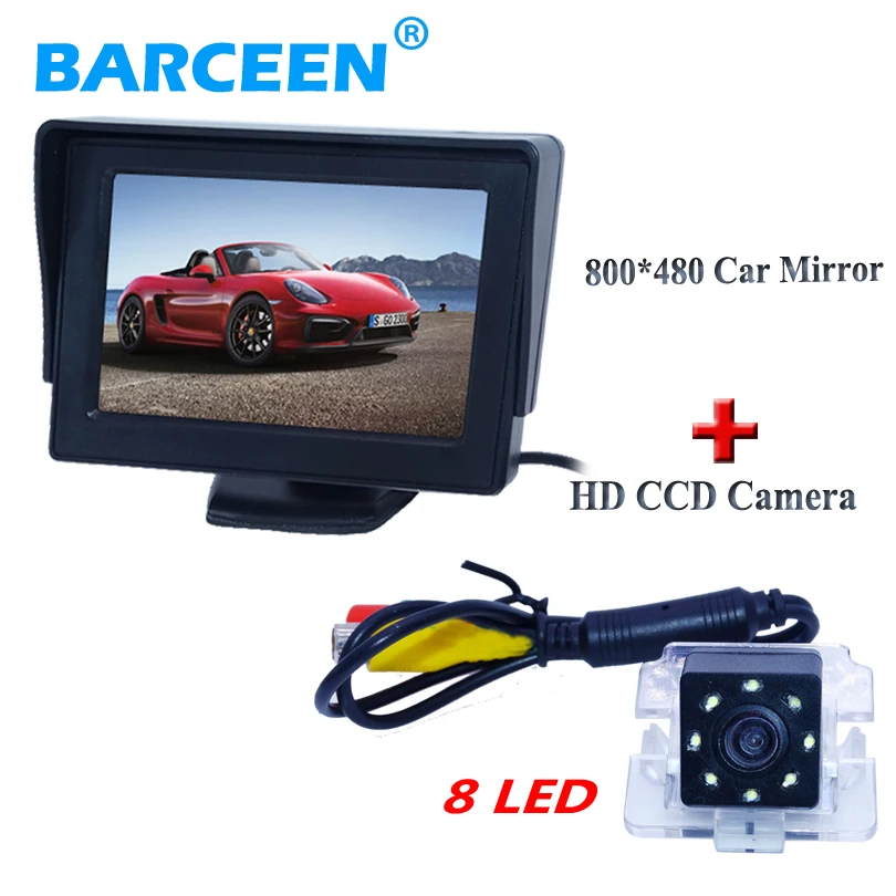 Датчик изображения с высоким разрешением 8 светодиодных проводов задняя камера