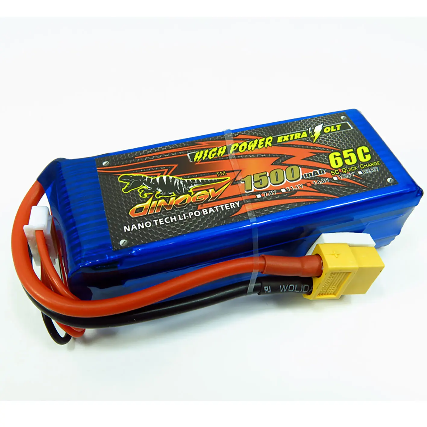 Dinogy 14 8 V/4S 1500mAh 65C LiPo Battery XT60 для радиоуправляемого многовинтового вертолета лодки