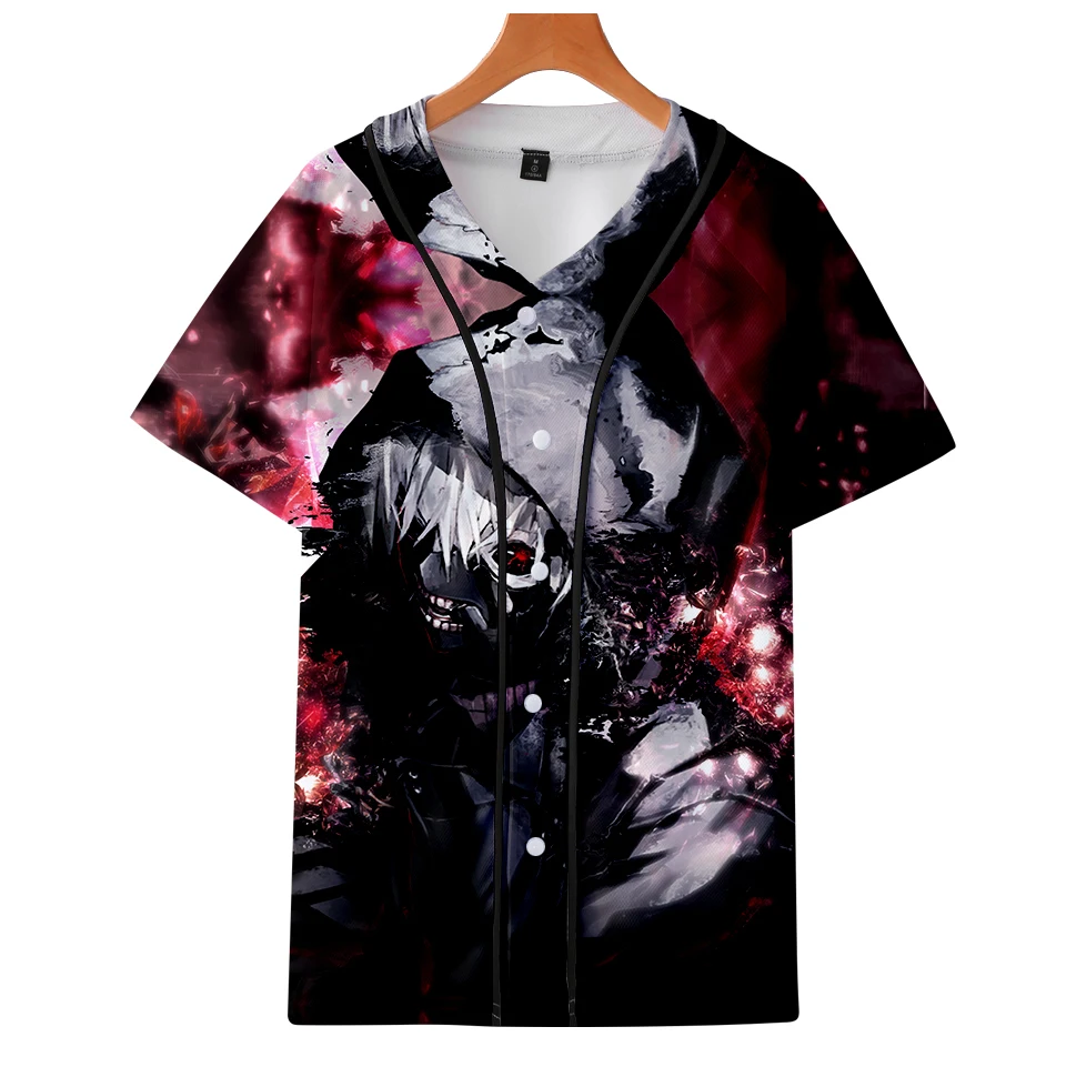 Новинка 2019 куртка tokyo ghoul легко сочетающаяся одежда осенняя бейсбольная унисекс с