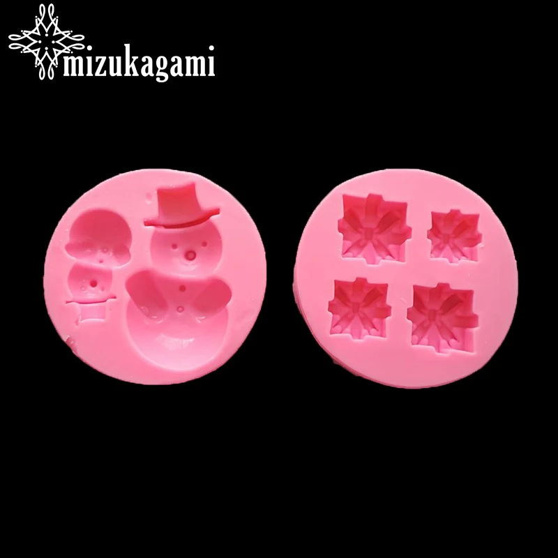1pcs UV Resin Jewelry Liquid Silicone Mold Snowman Gift Flowers Charms Molds For DIY Intersperse Decorate Making | Украшения и