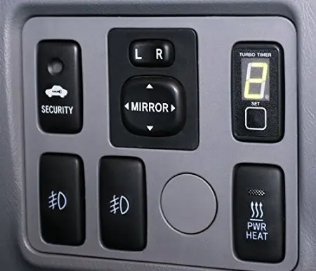 CARCHET Driving Lights Switch for Toyota LED Push with Connector Wire Kit- Laser DRIVING LIGHTS Symbol -Green |