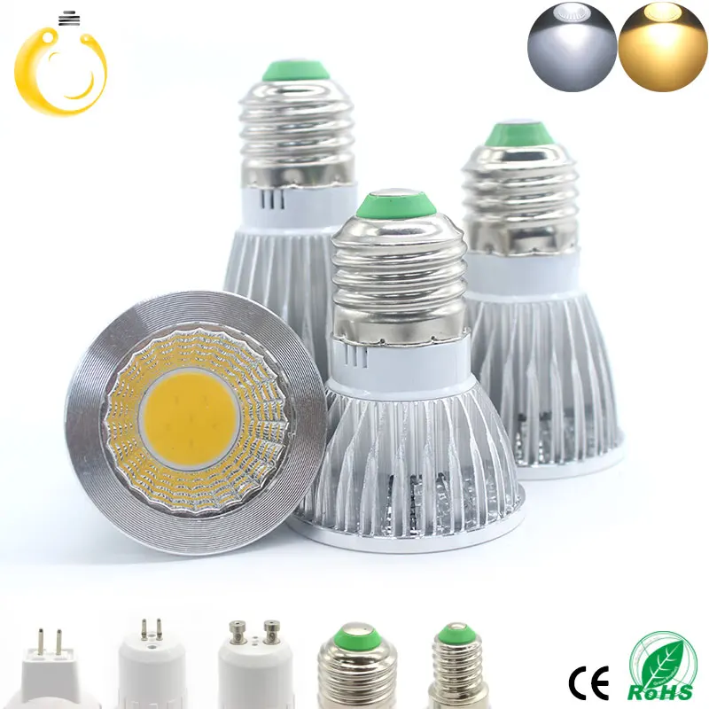 Светодиодная лампочка 12 Вт с регулируемой яркостью GU10 9 E14 WW/CW 2700-6500K Светодиодный
