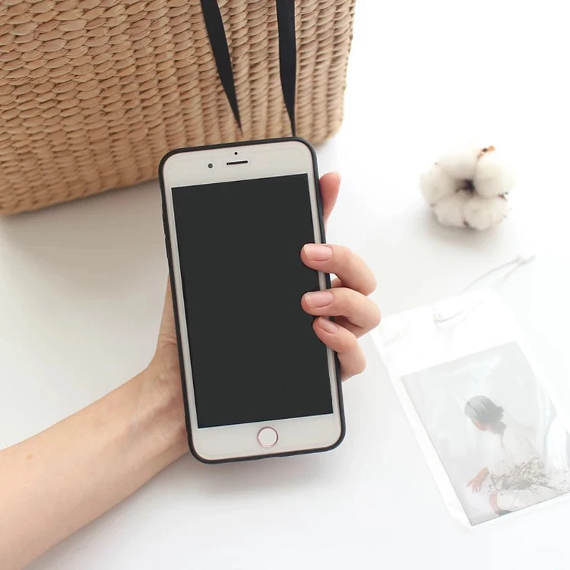 Чехол для мобильного телефона PGSD Retro вино-красный белые розы для iPhone XS MAX XR Apple 7/8Plus 6S, мягкий силиконовый чехол защищает заднюю крышку.