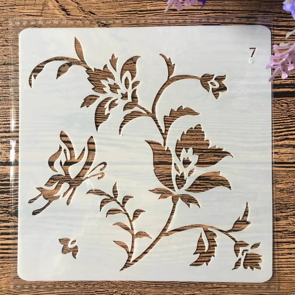 2 шт. 13 см трафареты для самостоятельного изготовления рисунков в виде бабочек