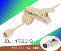 4 pin ta4f tie clip on lapel microphone lavalier mic mikrofon for shure pc karaoke wireless system bodypack transmitter