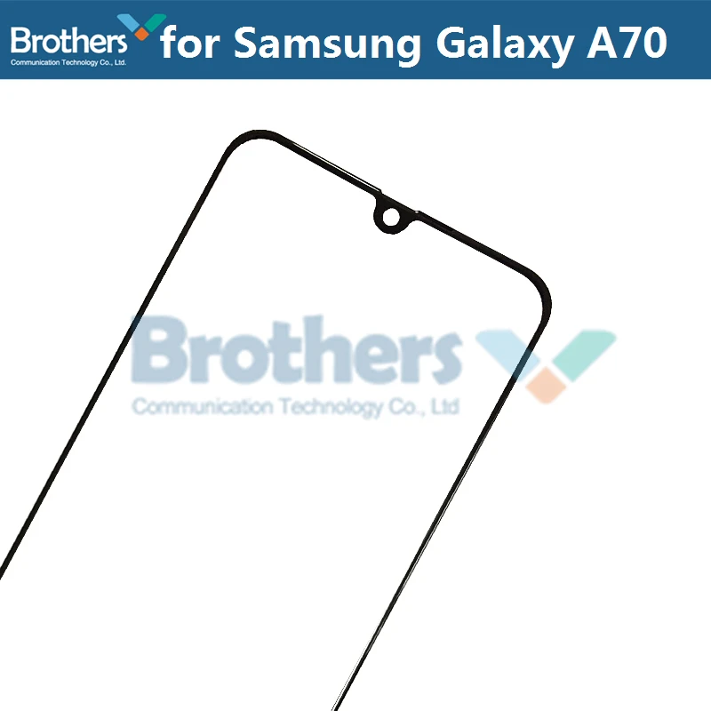 Передняя внешняя стеклянная линза для samsung Galaxy A10 A20 A30 A40 A50 A60 A70 A90 сенсорный экран стекло Передняя ЖК-стекло Замена объектива