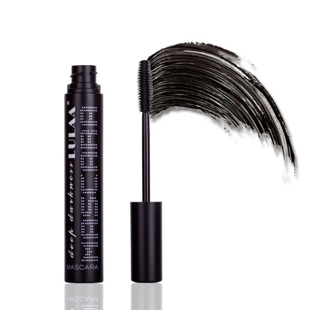 Черная Водостойкая тушь для ресниц удлиненная завивки растягивающаяся макияжа