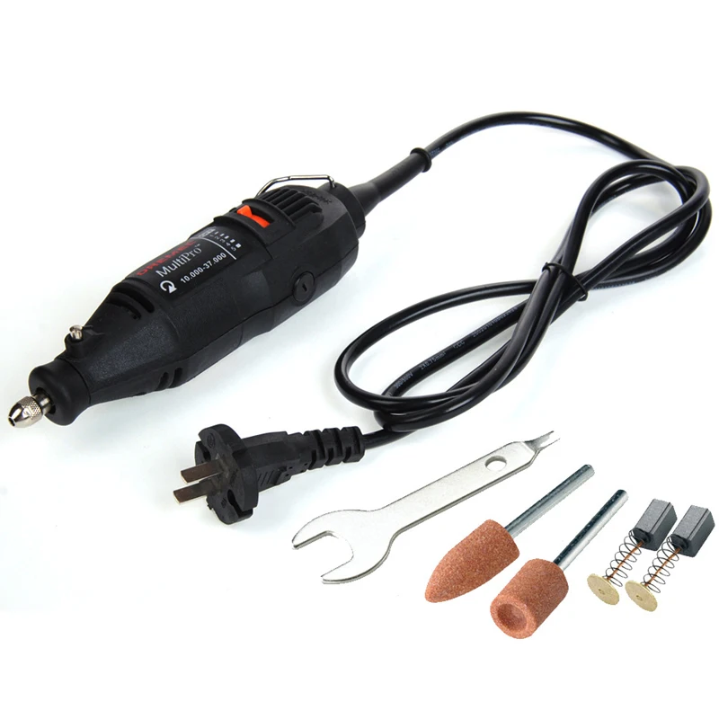 Электрическая дрель Dremel 180 Вт гравировальная ручка электрическая дрель DIY Электрический Роторный инструмент шлифовальная Мини дрель шлифовальная полировальная машина