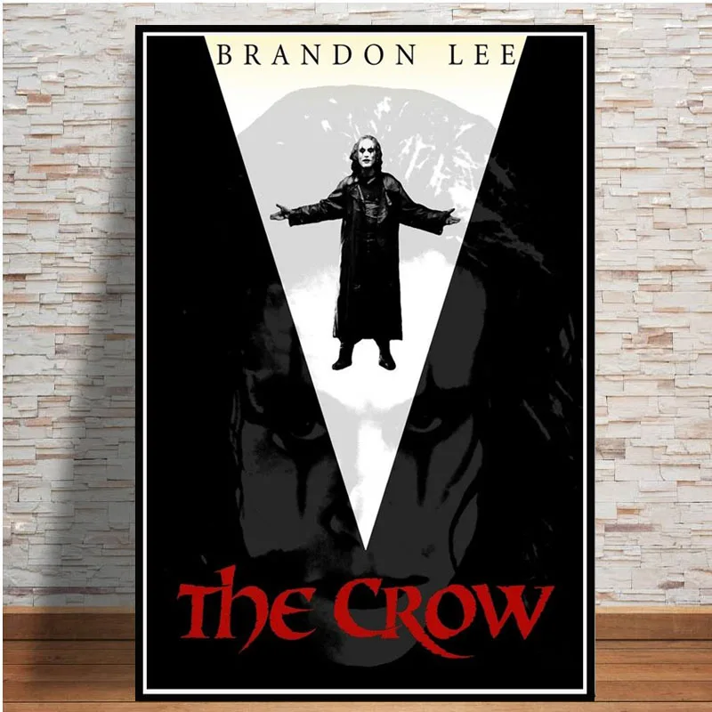 0008 The Crow классический постер с фильмом-ужастиком стены искусства картины плакаты и принты холст живопись для комнаты домашний декор - Цвет: 0008