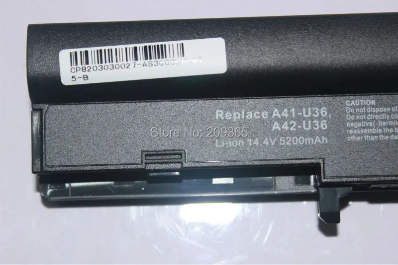 Аккумулятор 5200 мАч 14 8 в ячеек для ASUS U36 / U36J U36JC U36S U36SD | Компьютеры и офис