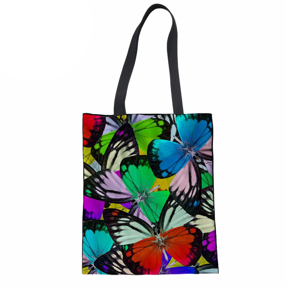NoisydesignsWomen Coth сумки модные для девочек подростков 3D Бабочка Женская многоразовая