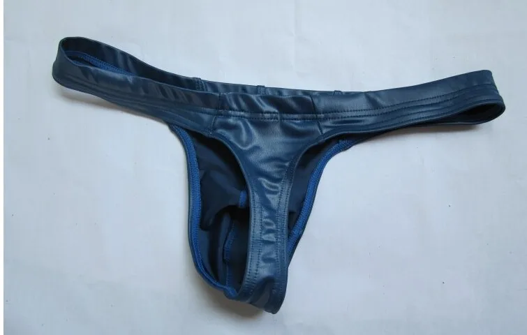 Пикантные искусственная кожа мужские стринги и г строк сексуальное нижнее белье