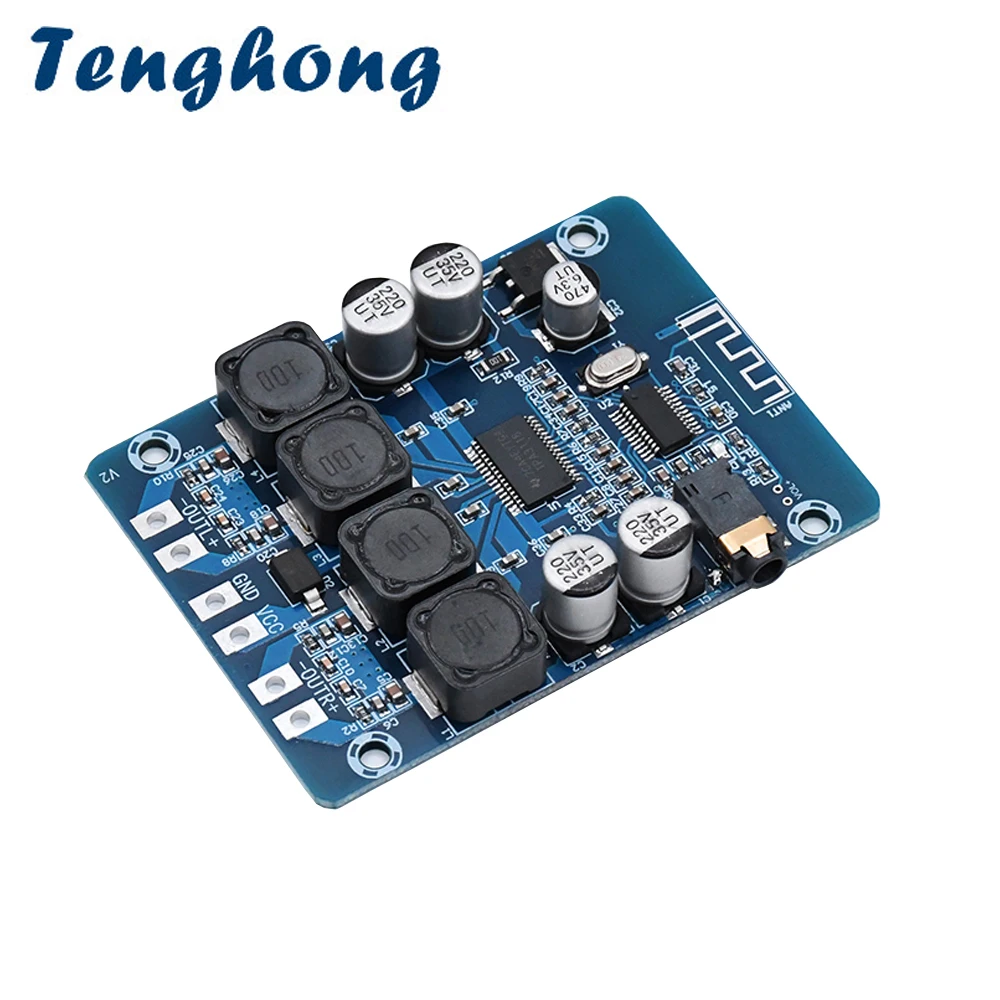Плата цифрового усилителя мощности Tenghong TPA3118 45 Вт * 2 Bluetooth стерео аудио усилитель