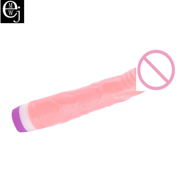 Реалистичный огромный фаллоимитатор EJMW многоскоростной вибратор мягкий и