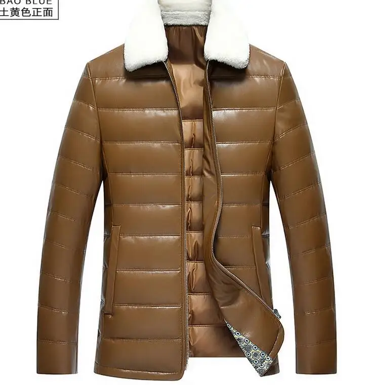 

M--3XL HOT 2019 Winter Men New Fashion Cultivate One's Morality Mink collar Sheep Fur Coat