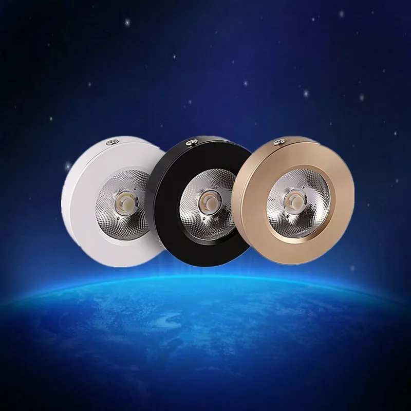 Светодиодные панельные лампы мини светильники 3Вт витрина Точечные Cob