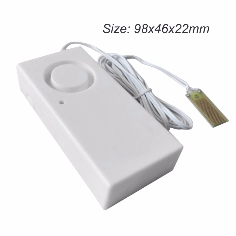 Water Overflow Leakage Alarm Sensor Detector 120dB Level Home Security System Work Alone | Безопасность и защита