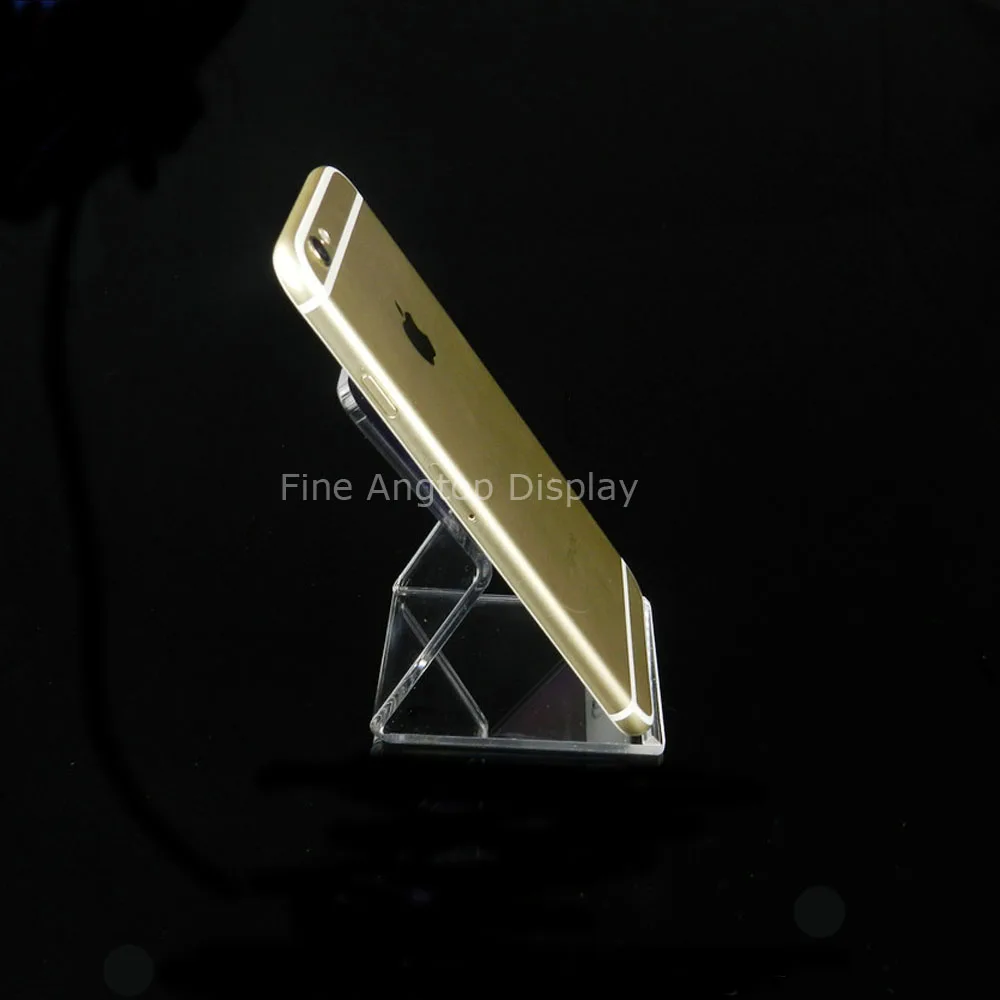 5pcs/lot Clear Acrylic Counter Holder Jewelry Display Stand For Cell Phone