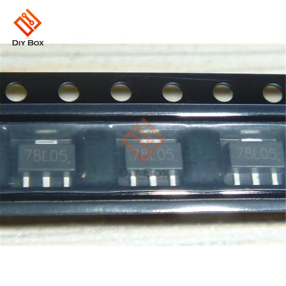 20 шт 78L05 L78L05 7805 Напряжение регулятор 5 V 100mA СОТ-89 SMD