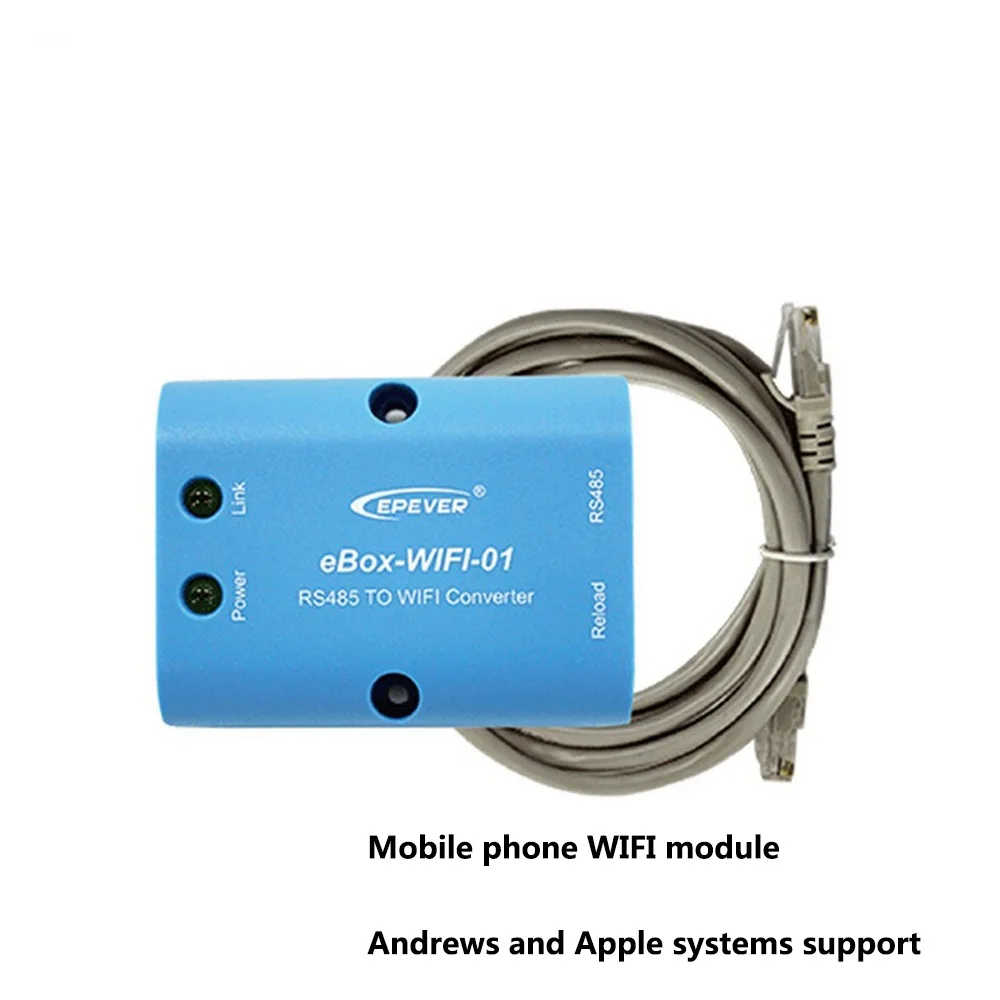 Solar WiFi Serial Server EPEVER eBox-WIFI-01 5V DC Line Length 2 Meters Communication Distance Up to 50 |