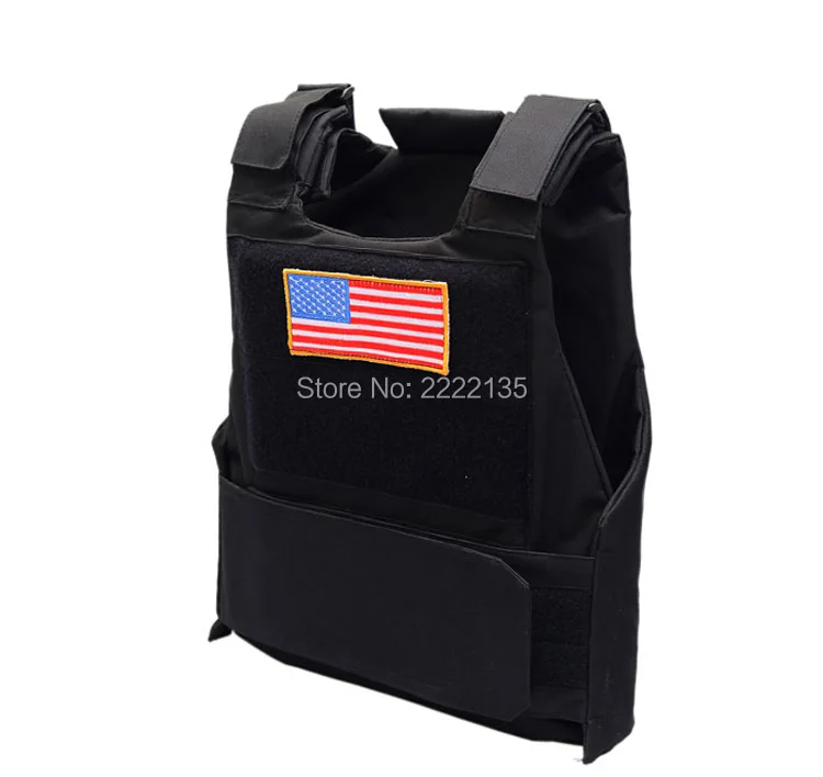Тактический полицейский жилет Cs боевой с нашивкой в виде флага США защитный для