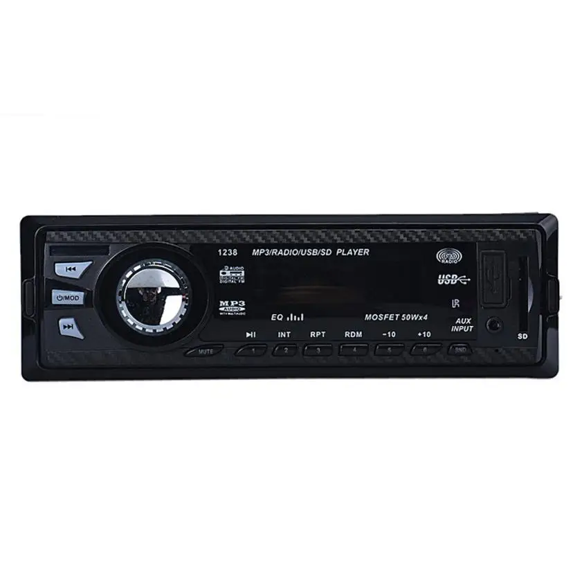 2018 Лидер продаж новый автомобильный аудио стерео в тире FM с MP3-плеером USB SD вход AUX