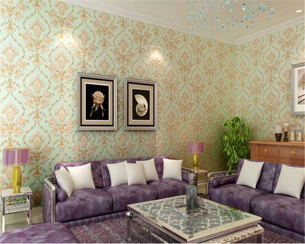 

beibehang European advanced 3d wallpaper three-dimensional bedroom living room TV background nonwoven papel de parede wall paper