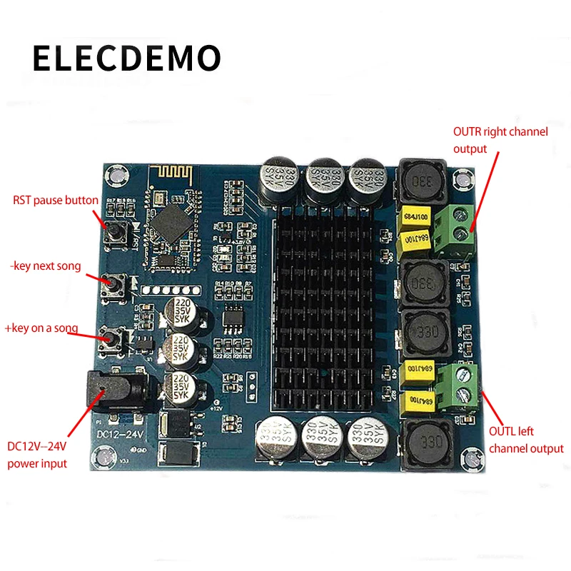 M548 двухканальный 2x120 Вт TPA3116D2 Bluetooth 4 0 Цифровой аудио hi fi усилитель платы C3