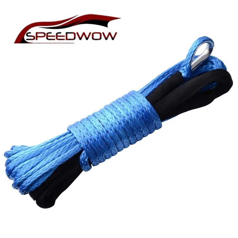 SPEEDWOW 15 м синтетический волоконный буксировочный трос Winche 7500 7700lbs/3 5 t лебедки