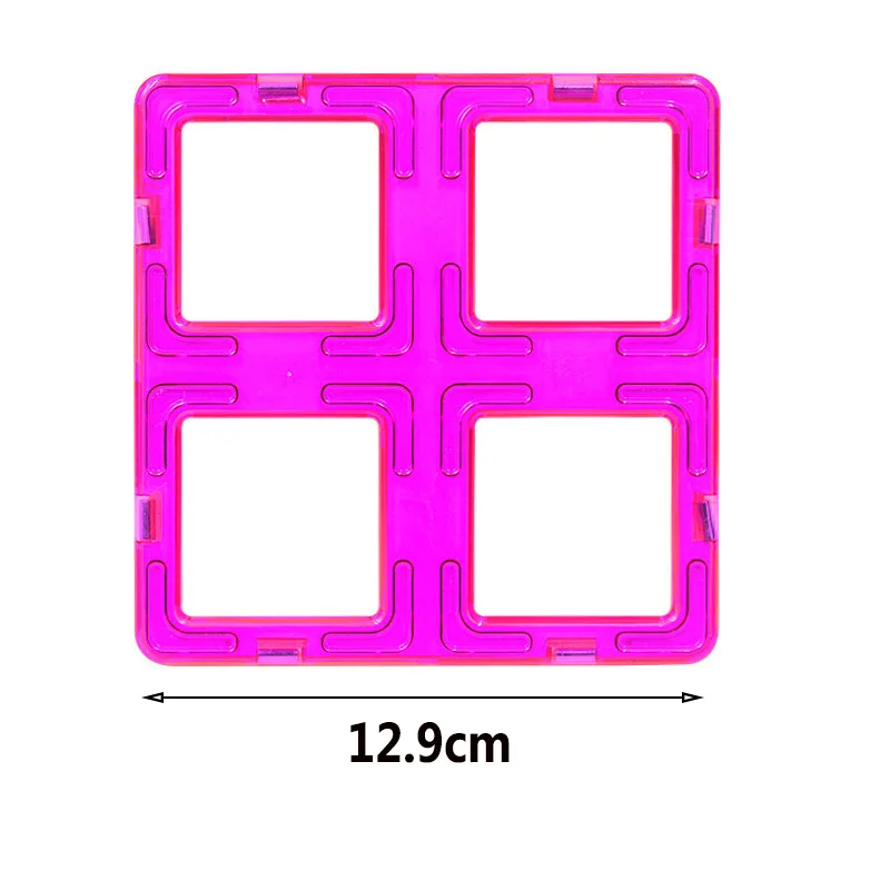 Pure magnetic block magnetic set magnet assembly magnet boy complement children puzzle toys - Цвет: Синий