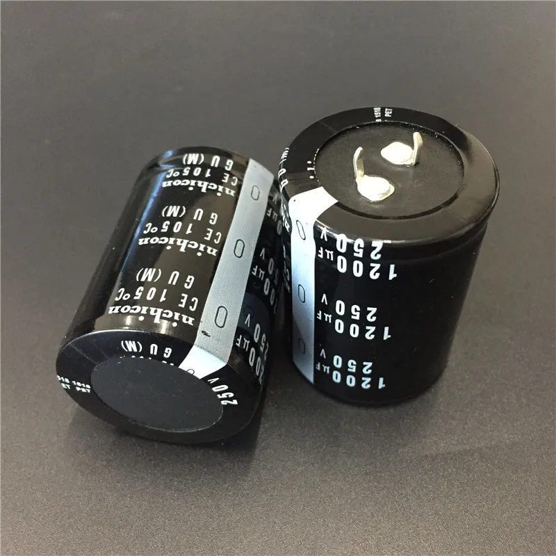 10 шт 1200 мкФ 250V NICHICON GU Series 35x45 мм Высокое качество 250V1200uF защелкивающийся блок