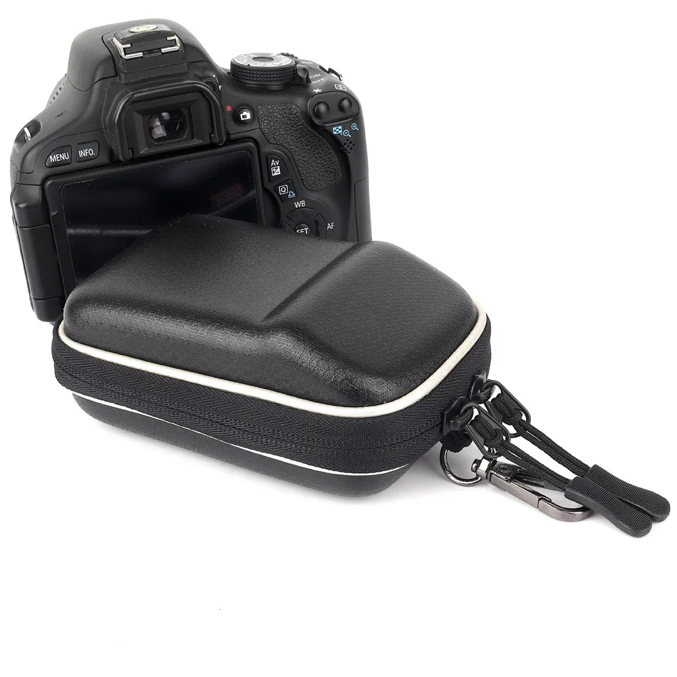 black Цифровой Твердый чехол для камеры для Canon Powershot SX740 SX730 HS G7X Mark II sony RX100 Mark ii iii iv v M3 M4 M5 HX90 HX80 HX60 HX50 - Цвет: black