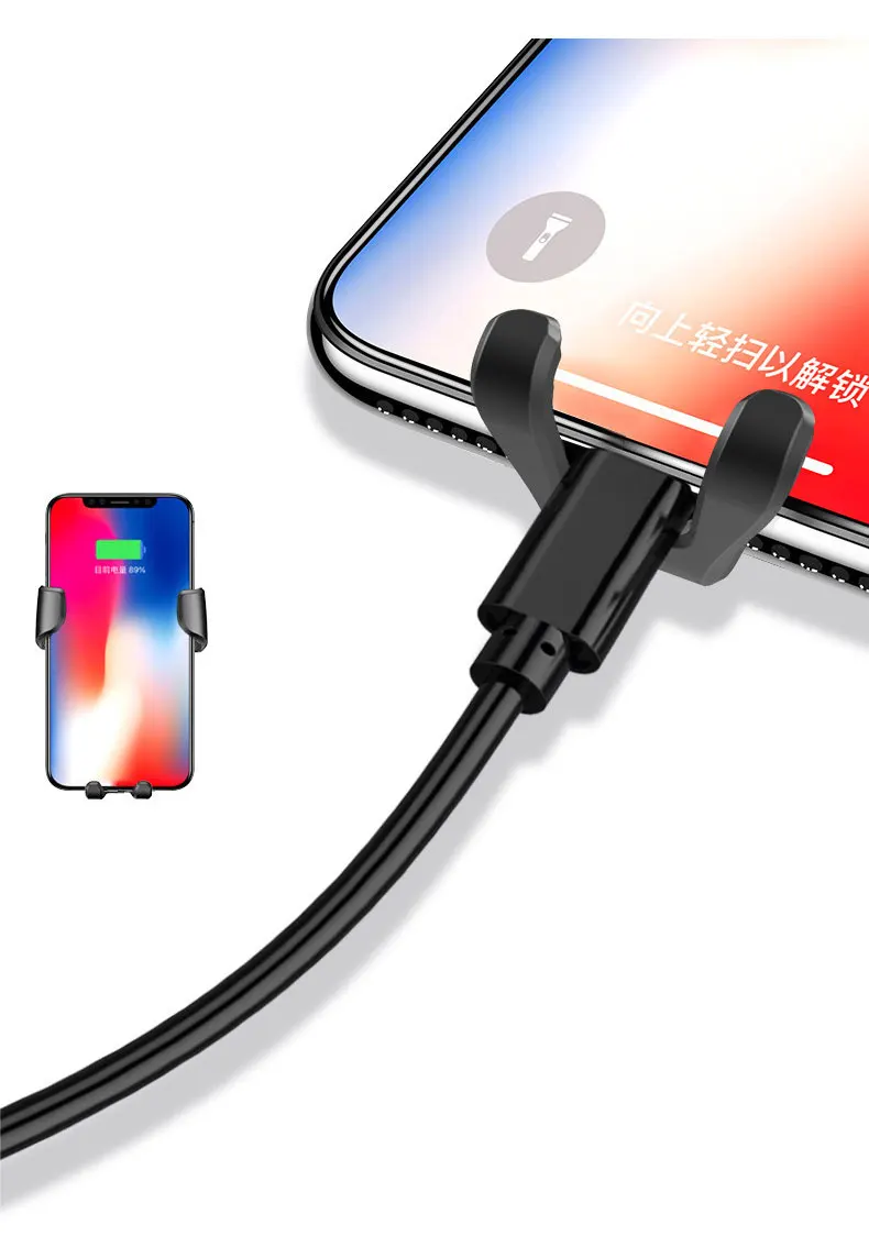 For Smartphone Gravity Bracket Universal Car Phone Holder For Phone In Car Air Vent Mount Stand No Magnetic Mobile Holder