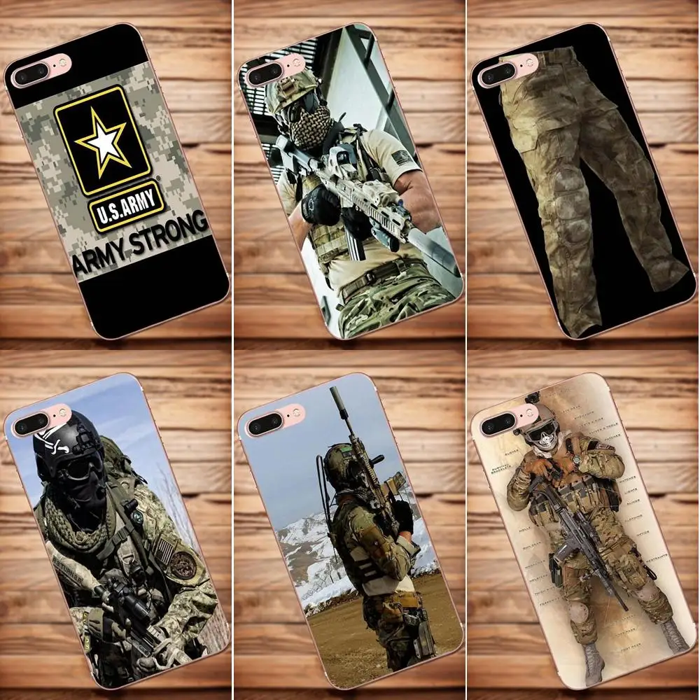 Vvcqod армии США логотип Camo Солдат классические аксессуары для телефона чехол Samsung