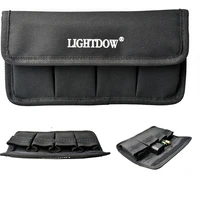 lightdow dslr battery bag holder case for aa battery li ion battery lp e6lp e8lp e10lp e12en el1415fw50np f550