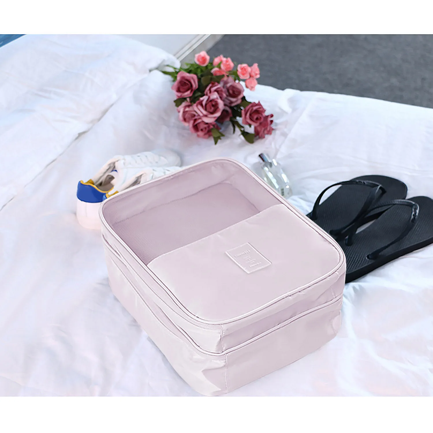 Waterproof Dustproof Double-layer Luggage Shoe Storage Bags Organizer for Men Women Traveling Vacation Trip Camping | Дом и сад
