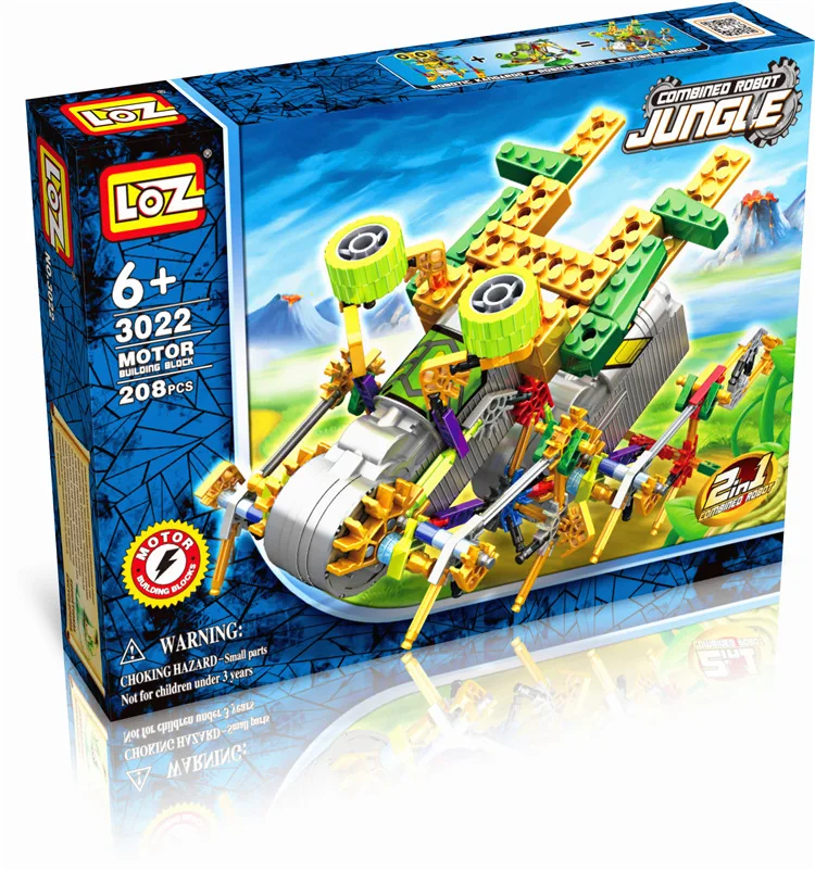 LOZ серия роботов электронные блоки сборные строительные игрушки DIY развивающие