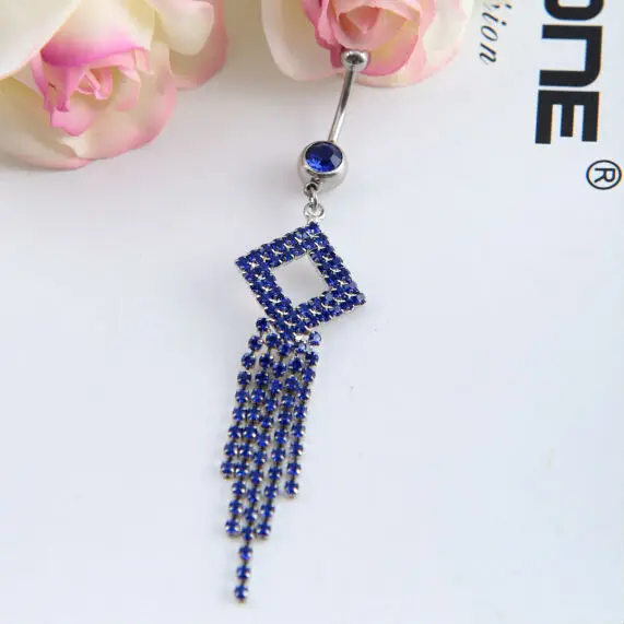 5pcs/lot High Quality Belly Button Rings Wholesale 2015 Top New Design Tassel Stainless Steel Navel Piercing Jewelry | Украшения и