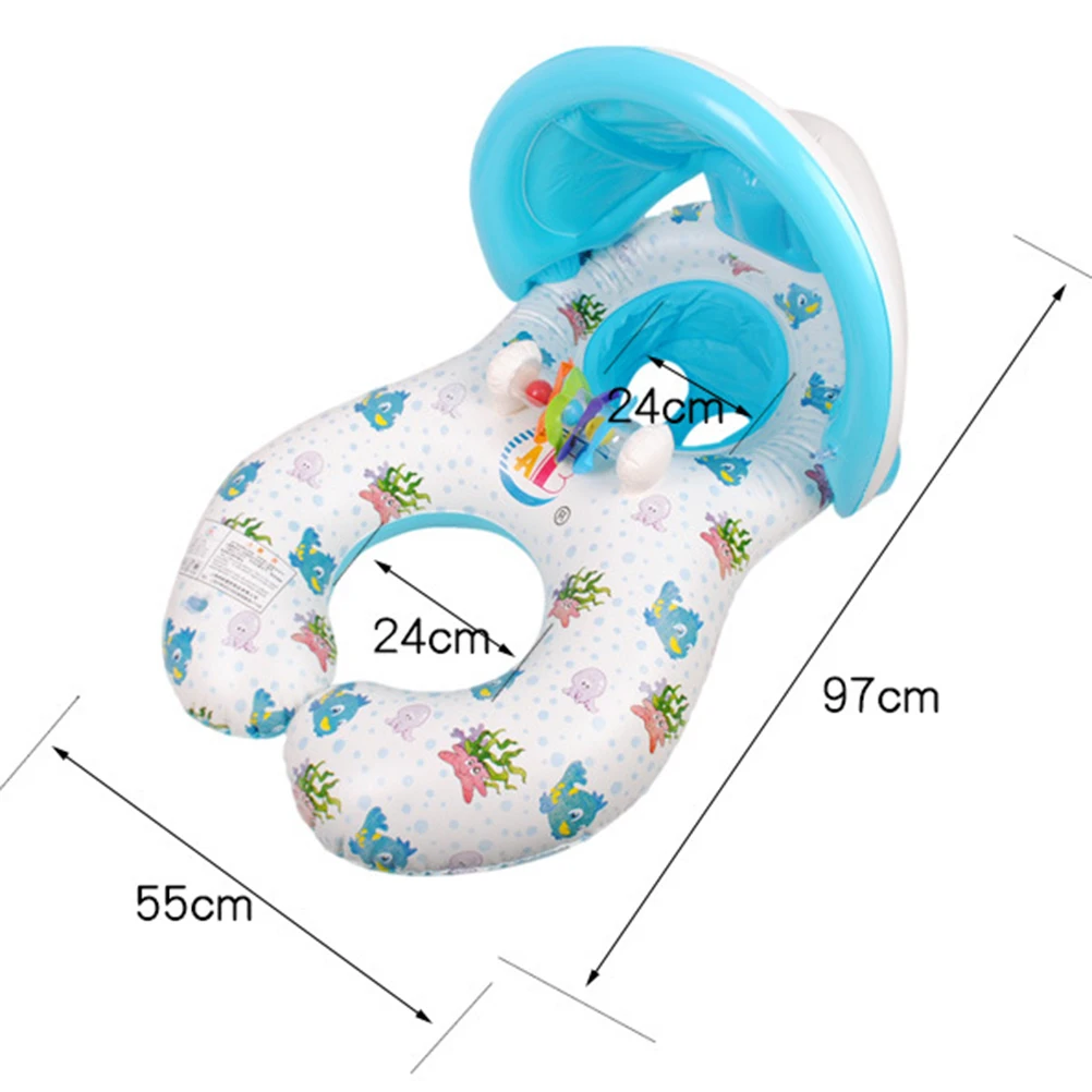 Надувное кольцо для матери и ребенка плавающий круг бассейна аксессуары круглые